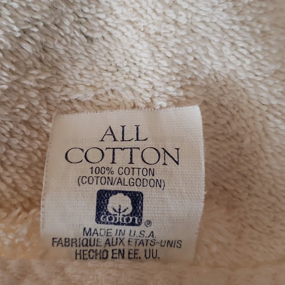 Vintage Bath Towel Wash Cloth Set